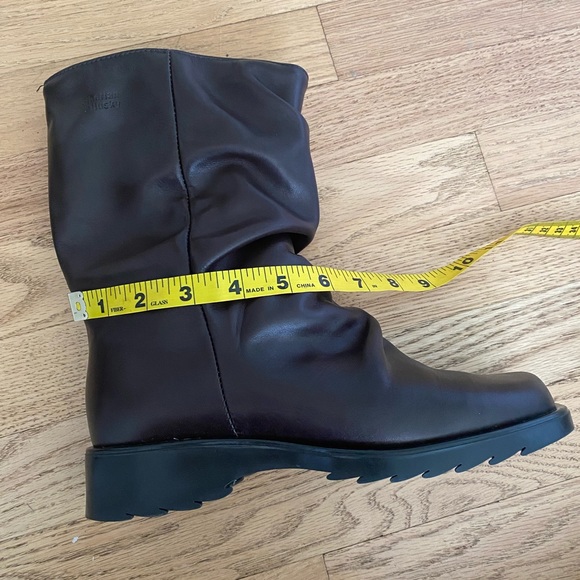 Siberian Husky Womens Ankle Boots Booties Dark Chocolate Brown 7 D Soft Leather - Picture 12 of 16